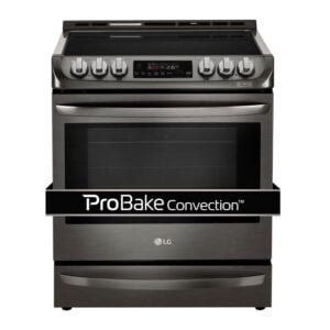 LG Black Stainless Steel Series Electric from New Country Appliances.