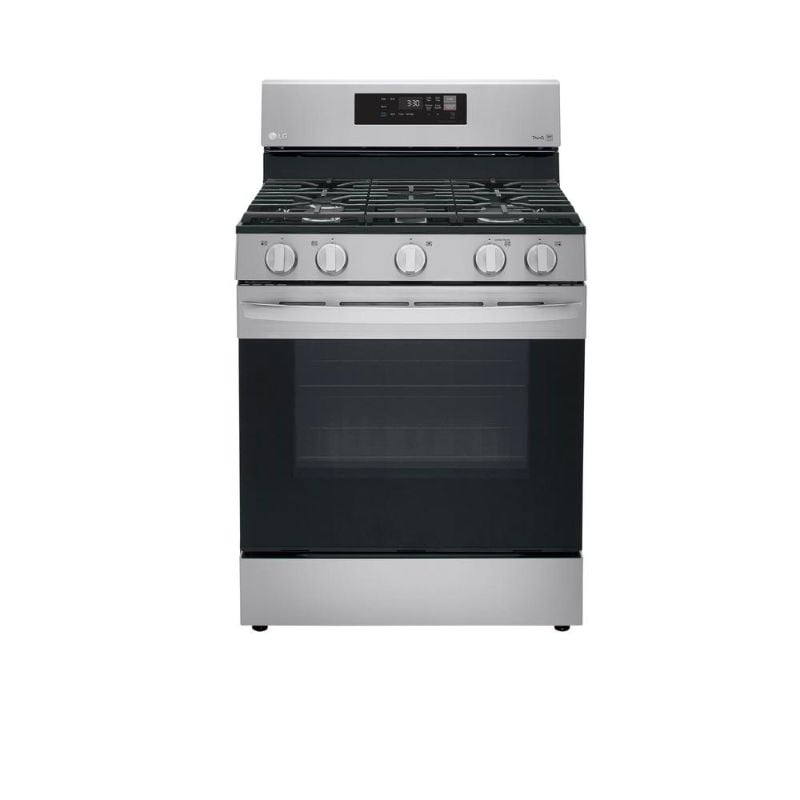 Black and Grey LG Stove From New Country Appliances