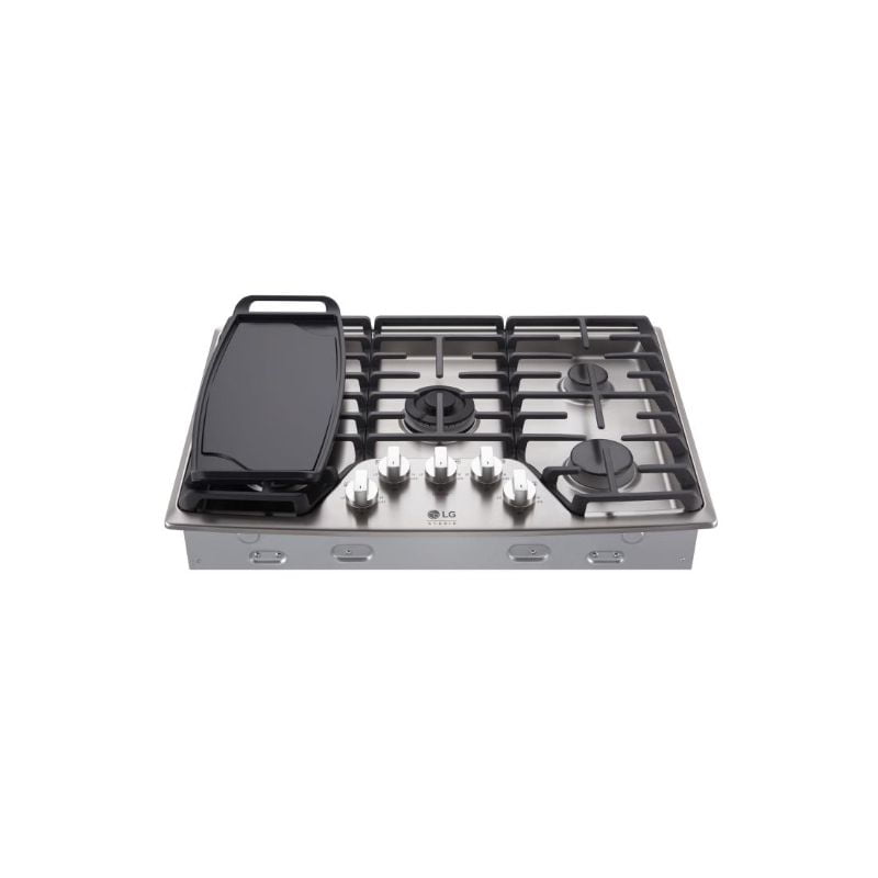 Black and Grey LG Studio Cooktop From New Country Appliances