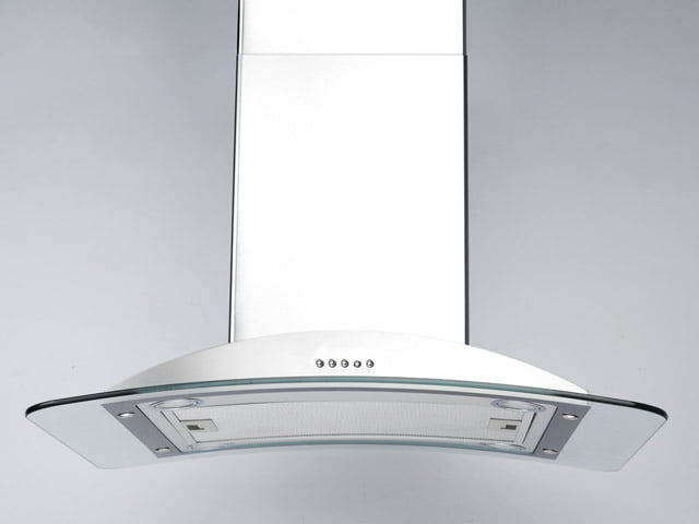 Stainless Steel Glass Island Kitchen Range Hood From New Country Appliances